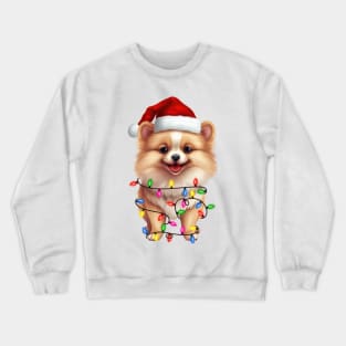 Christmas Pomeranian Crewneck Sweatshirt